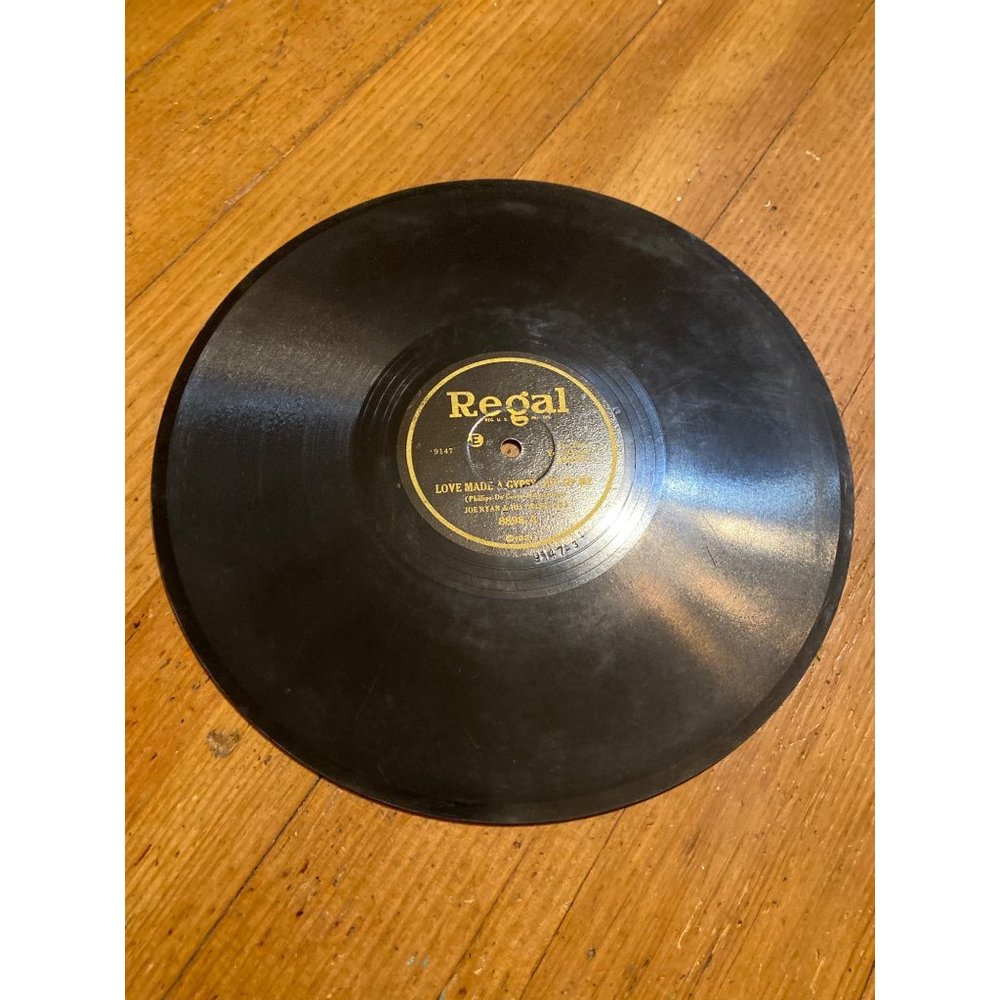Vintage vinyl record regal a little kiss each morning love made a gypsy out of m
